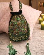 The Noor Potli – Hand Embroidered Velvet Bag | House of Shine