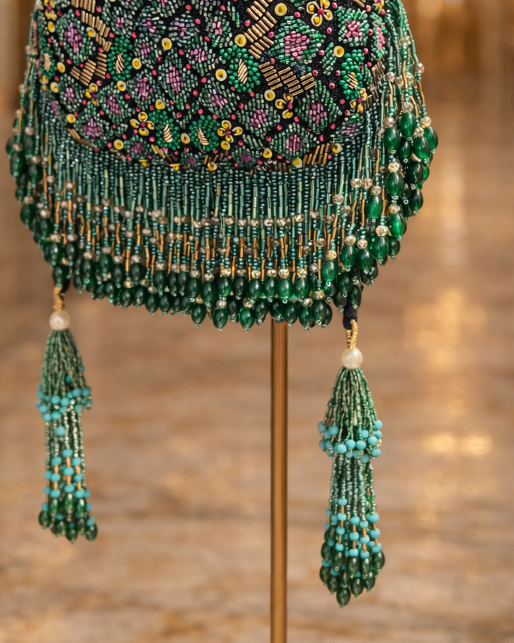 The Noor Potli – Hand Embroidered Velvet Bag | House of Shine