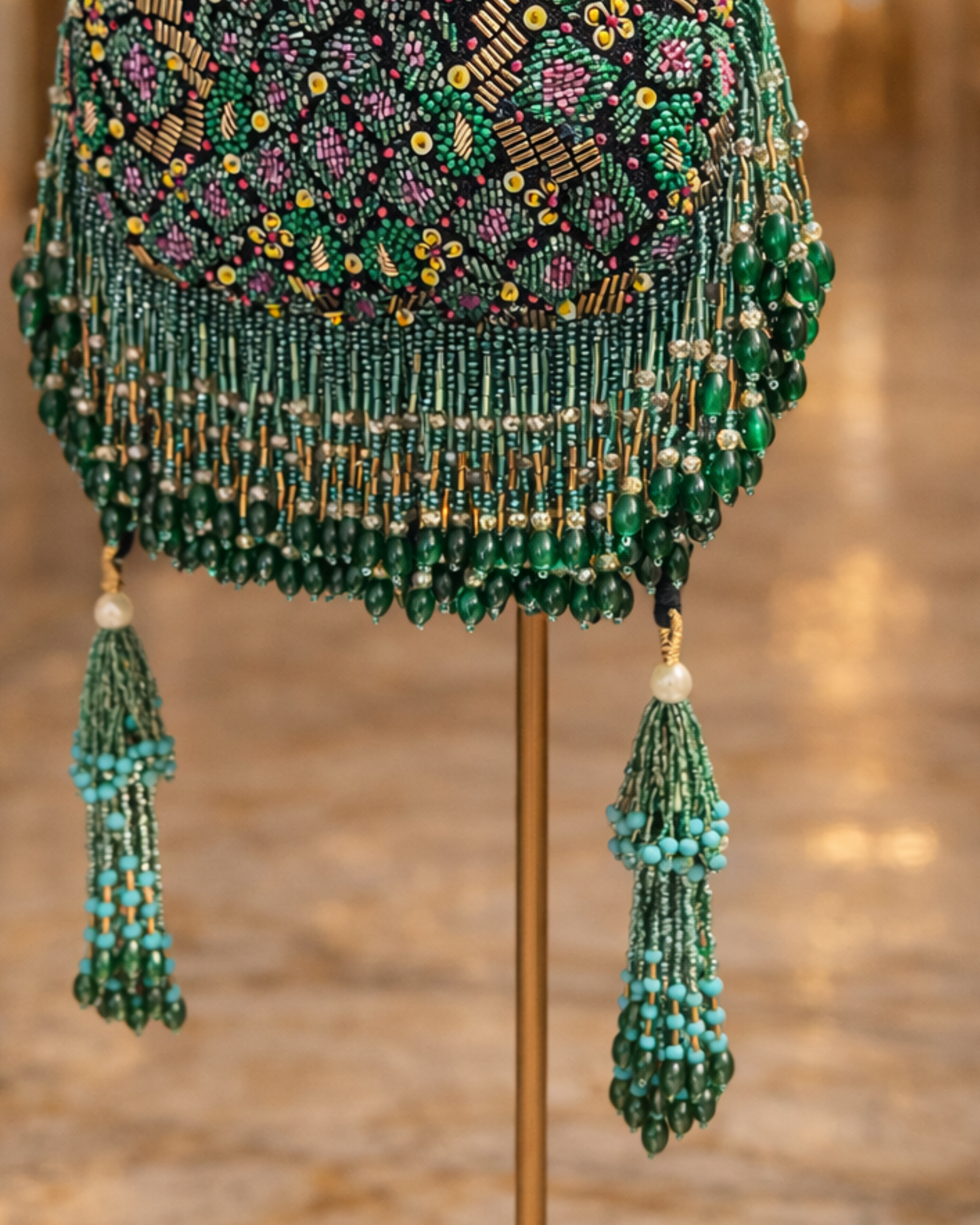 The Noor Potli – Hand Embroidered Velvet Bag | House of Shine